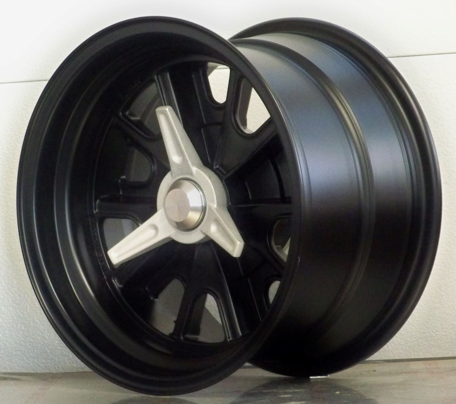 15s 427PD set 4 Black wheels /adapters/spinners Shell Valley